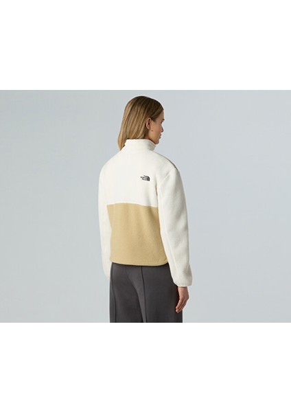 W Yumiori 1/4 Zip Kadın Outdoor Çeyrek Fermuarlı Polar Üst NF0A8E893CG1 Haki fırsatları