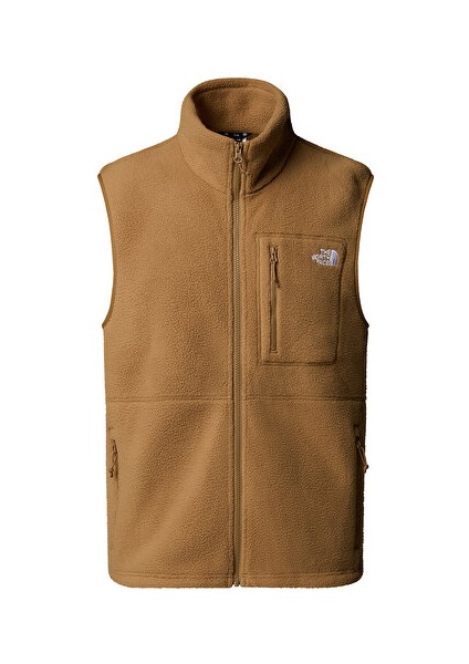 M Yumiori Vest Erkek Outdoor Polar Yelek NF0A8B651731 Kahverengi