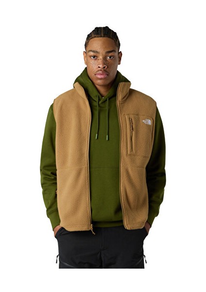 M Yumiori Vest Erkek Outdoor Polar Yelek NF0A8B651731 Kahverengi indirimleri