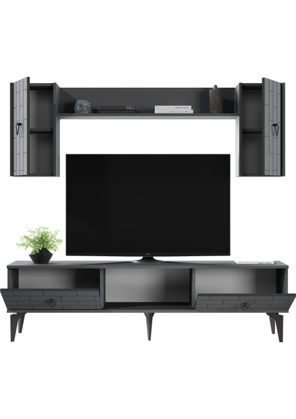 Varnact Tv Ünitesi Takımı Antrasit-Antrasit fiyatları