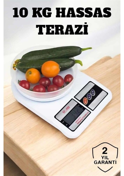 Wizard Kompakt Tasarım ve Tek Tuşla Sıfırlama Özelliğiyle Kullanımı Kolay Mutfak Tartısı fiyatları