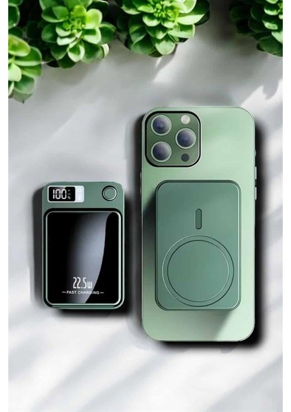 Wizard 22.5W Magsafe Kablosuz Şarjlı Powerbank Dijital Ekran ve Hızlı Şarj fırsatları