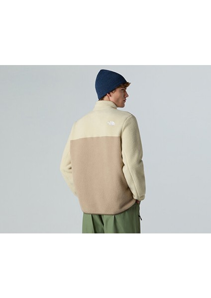 M Yumiori 1/4 Zip Erkek Outdoor Çeyrek Fermuarlı Polar Ceket NF0A883SEOZ1 Gri fırsatları