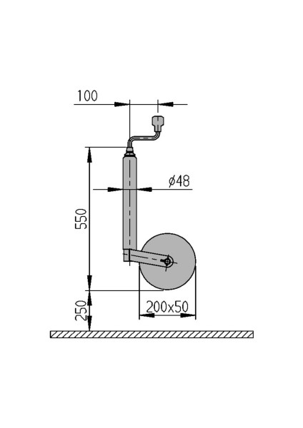 Destek Tekeri 48MM Plus 150 kg fiyatları