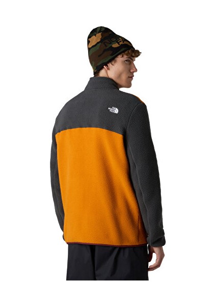 M Yumiori Full Zip Erkek Outdoor Polar Ceket NF0A883REOD1 Turuncu fırsatları