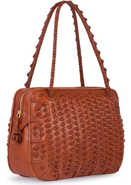 Handmade Taba Kadın Omuz Çantası Kirpi fiyatları