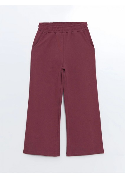 Lcw Kids Bordo Kapüşonlu Baskılı Kız Çocuk Sweatshirt ve Eşofman Alt 2'li Takım modelleri