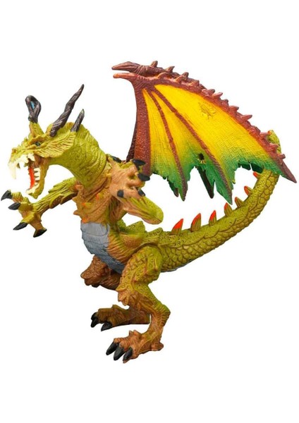 Standlı Ejderha Figürü 13 cm - Yeşil fiyatları