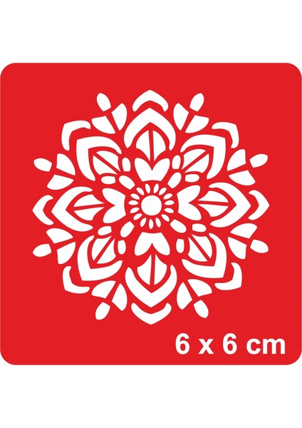 Mandala 362 Tattoo Geçici Dövme Şablonları Kına Kalıpları