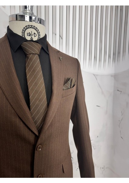 Slim Fit Mono Yaka Takım Elbise modelleri