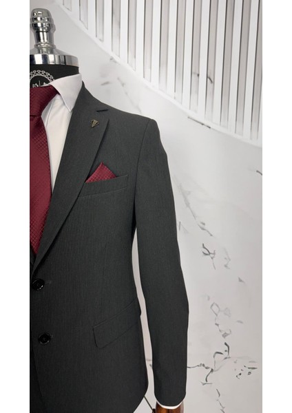 Slim Fit Mono Yaka Takım Elbise fiyatları