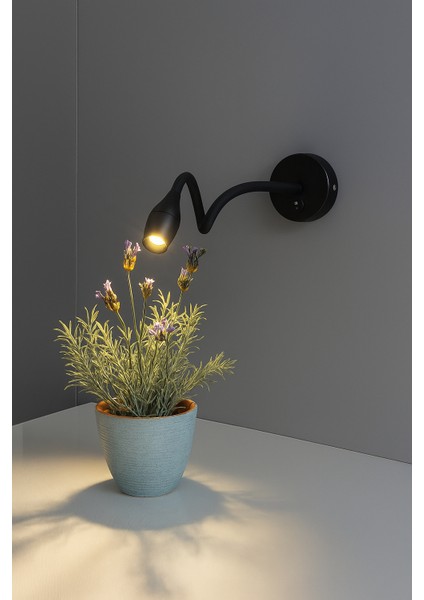 CT-5232 3W LED Esnek Boyunlu Yatak Başı Okuma Apliği Baykuş Modeli Günışığı 3200K