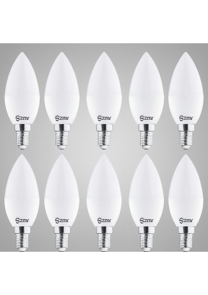 120/B.30 12’li 7W Buji LED Ampul 3000K Günışığı E14 Duy Enerji Tasarruflu ve Uzun Ömürlü Aydınlatma indirimleri