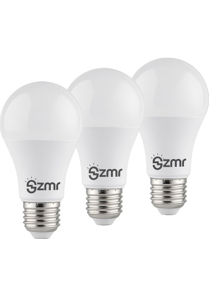 105/B.65 3'lü Paket LED Ampul 15W 3000K Günışığı E27 Duylu Enerji Tasarruflu Uzun Ömürlü modelleri