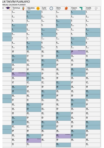 2026 Yıllık Takvim Planlayıcı Çizelgesi Yeri Değiştirilebilir, Statik Tutunan Pratik Akıllı Kağıt, Kişisellştirilebilir Planlayıcı, Promosyon Takvim modelleri