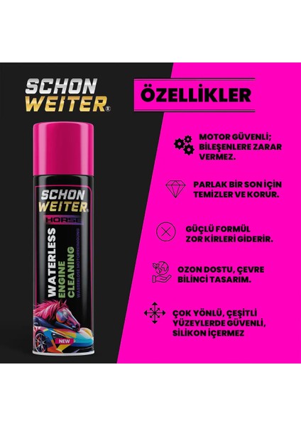 Susuz Motor Temizleme Spreyi 500 ml