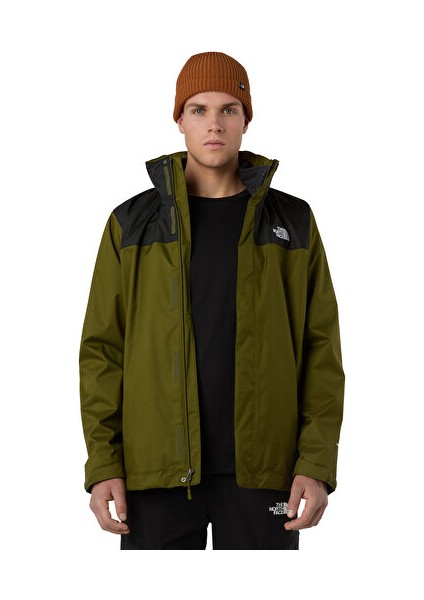 M Evolve Iı Triclimate Jacket - Eu Erkek Outdoor Montu NF00CG55WOG1 Yeşil indirimleri