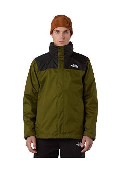 M Evolve Iı Triclimate Jacket - Eu Erkek Outdoor Montu NF00CG55WOG1 Yeşil