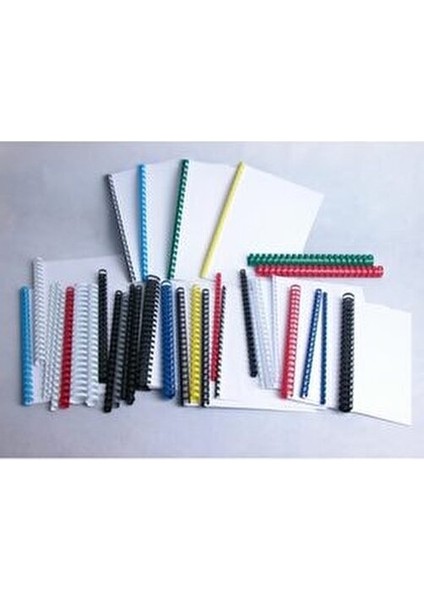 Beyaz Plastik Spiral 25 Mm 50 Adet Ciltleme İşlemleri İçin Uygun modelleri