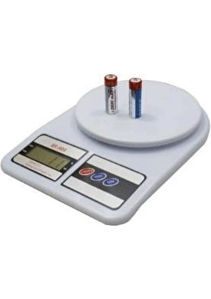 Dijital Hassas Terazi 10 kg Dara Özellikli CRW-7024 LCD Ekranlı Beyaz Renk modelleri