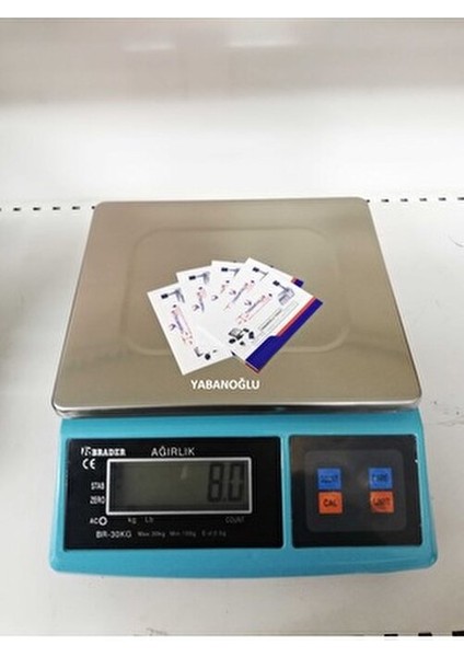 Hassas Şarjlı Elektronik Tartım Terazisi 30 kg Kapasite 0,5 gr Hassasiyet indirimleri