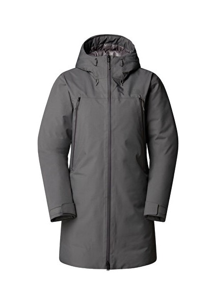 W Mtn Range Down Parka Kadın Outdoor Parka NF0A89VN0UZ1 Gri