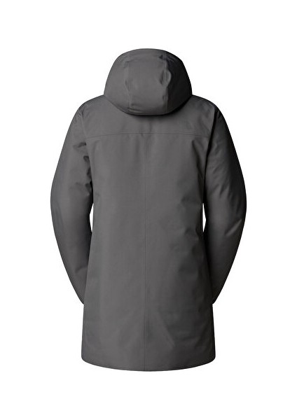 W Mtn Range Down Parka Kadın Outdoor Parka NF0A89VN0UZ1 Gri fiyatları