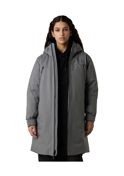 W Mtn Range Down Parka Kadın Outdoor Parka NF0A89VN0UZ1 Gri modelleri