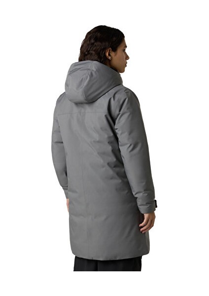 W Mtn Range Down Parka Kadın Outdoor Parka NF0A89VN0UZ1 Gri indirimleri