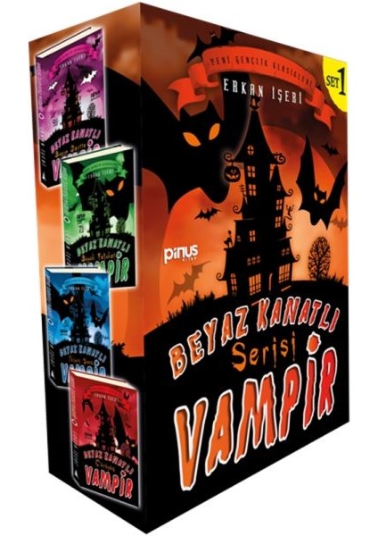 Beyaz Kanatlı Vampir Seti 1 - 4 Kitap Takım
