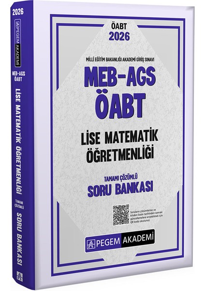 2026 Meb Ags Öabt Lise Matematik Öğretmenliği Tamamı Çözümlü Soru