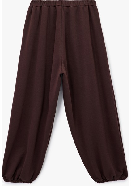 Rahat Kalıp Lastikli Paçalı Pamuklu Eşofman Altı fiyatları