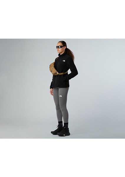 W Glacier Fleece Jacket Kadın Outdoor Polar Ceket NF0A8D2FJK31 Siyah