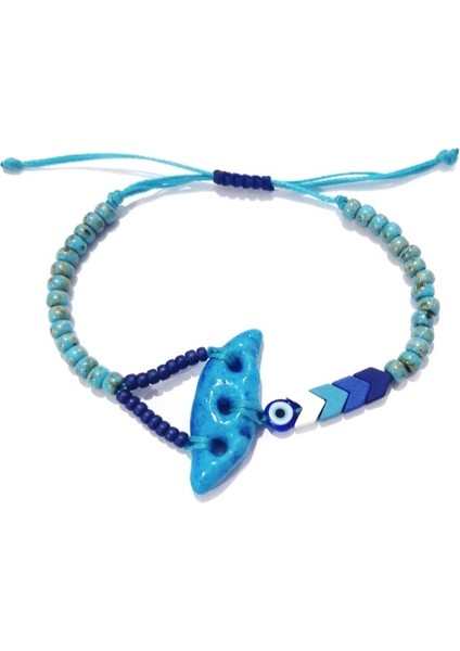 Mat Hematit Doğaltaşlı Süryani Nazar ve Miyuki Round Boncuklu Unisex Bileklik fiyatları