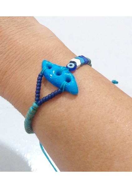 Mat Hematit Doğaltaşlı Süryani Nazar ve Miyuki Round Boncuklu Unisex Bileklik fırsatları