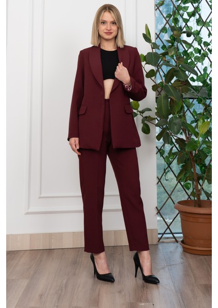 Astarı Desenli Klasik Ceket Pantolon Takım 1273 modelleri