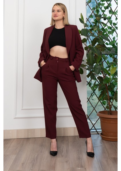 Astarı Desenli Klasik Ceket Pantolon Takım 1273 indirimleri