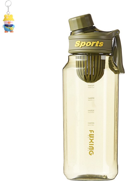 Erkek ve Kızöğrenciler Için Minimalist Spor Su Bardağı, Açık Hava Taşınabilir Suısıtıcısı, Fitness, Yüksek Görünümlü Kullanışlıfincan, Çay Bölümlü Plastik (Yurt Dışından)