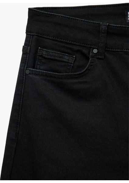 Düğmeli Normal Bel Slim Fit Jean Pantolon - Brad Jean indirimleri