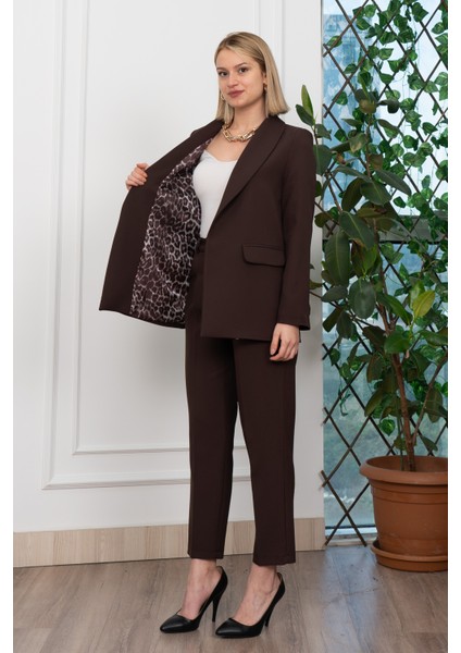 Astarı Desenli Klasik Ceket Pantolon Takım 1273 fırsatları