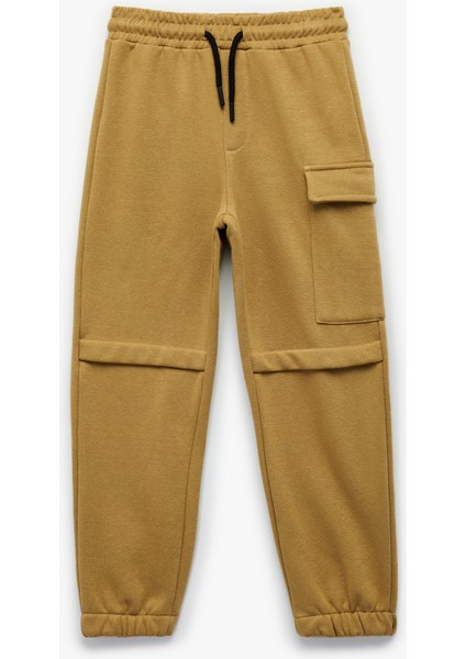 Kargo Cep Detaylı Beli Bağcıklı Jogger Eşofman Altı