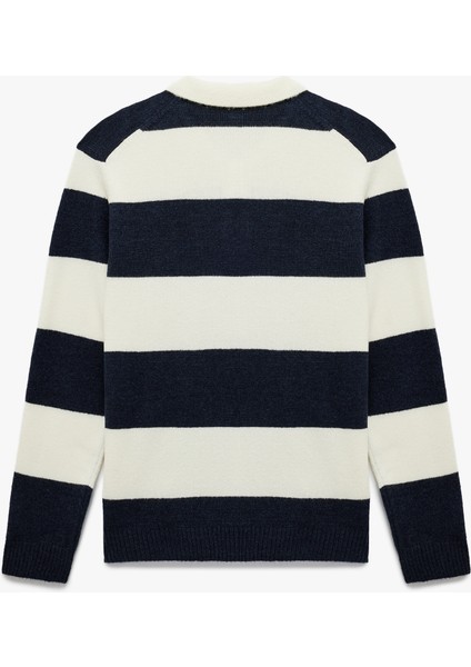 Regular Fit Uzun Kollu Polo Yaka Triko Kazak fırsatları