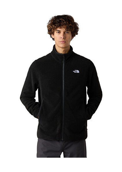 M Glacier Fleece Jacket Erkek Outdoor Polar Ceket NF0A8D0RJK31 Siyah modelleri