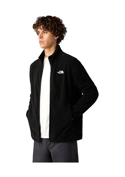 M Glacier Fleece Jacket Erkek Outdoor Polar Ceket NF0A8D0RJK31 Siyah indirimleri