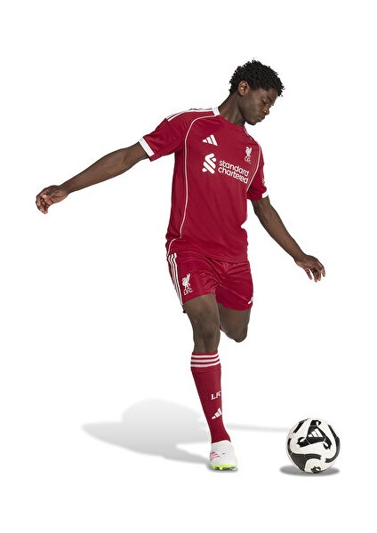Liverpool Fc 25/26 Iç Saha Şortu Erkek Liverpool Fc 25/26 Iç Saha Şortu JV6425 Kırmızı modelleri