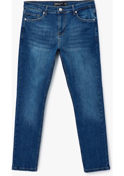 Pamuklu Normal Bel Slim Fit Jean Pantolon - Brad Jean