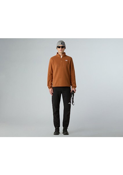 M Glacier Fleece 1/4 Zip Jacket Kadın Outdoor Parka NF0A8D0QBOE1 Kırmızı indirimleri