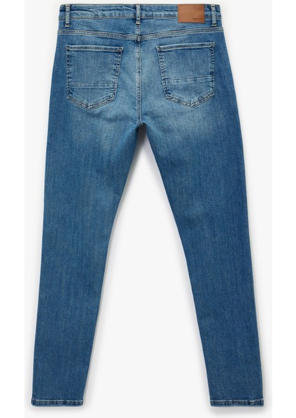 Normal Bel Pamuklu Skinny Fit Jean Pantolon - Michael Jean fiyatları