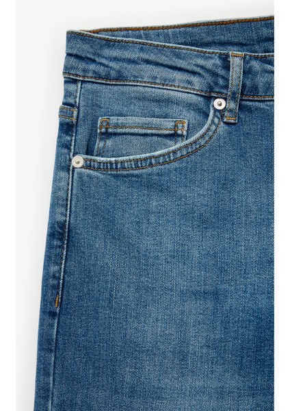 Normal Bel Pamuklu Skinny Fit Jean Pantolon - Michael Jean fırsatları