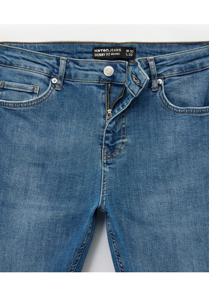 Normal Bel Pamuklu Skinny Fit Jean Pantolon - Michael Jean indirimleri